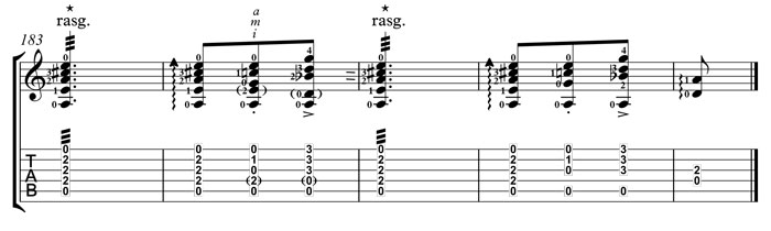 2-finger rasgueados turina