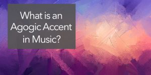 What is an agogic accent?