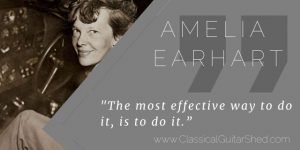 Amelia Earhart guitar effectively