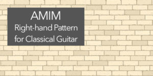 AMIM classical guitar pattern