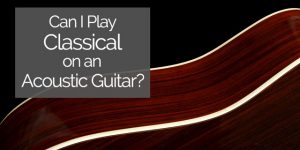 classical guitar on acoustic