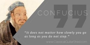 confucious guitar practice
