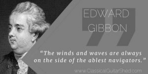 Edward Gibbon Sailing Practice Guitar