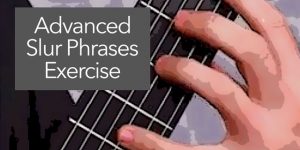 advanced left-hand guitar exercise