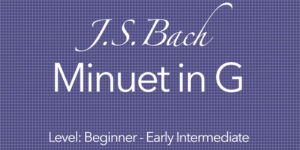 bach minuet in g guitar