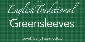 greensleeves guitar lesson course