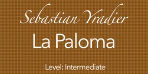 la paloma guitar