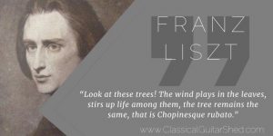 Franz Liszt On Chopin Guitar