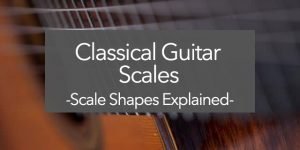 classical guitar scale shapes