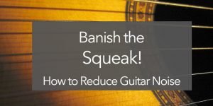 classical guitar squeak string noise