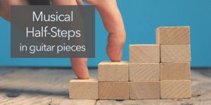 music expression with half steps theory