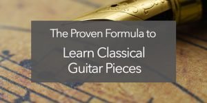 learn classical guitar pieces music