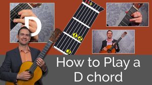 D Chord on Guitar