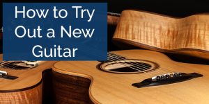 test a new guitar