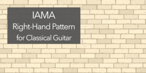 classical guitar arpeggio