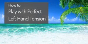 guitar tension strength left hand