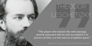 Lechetizky Repetition practice Guitar