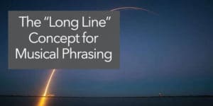 musical phrasing long line