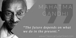 Mahatma Gandhi present practice