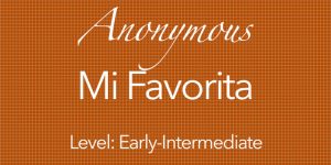 Learn to Play Mi Favorita