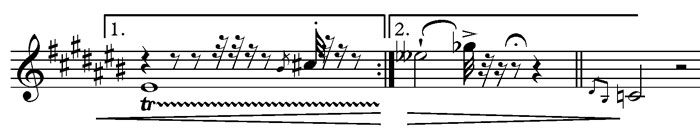 music notation example