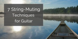 string muting classical guitar
