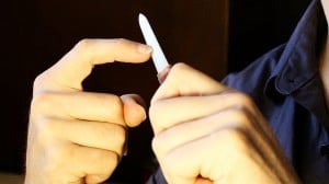 shaping classical guitar nails