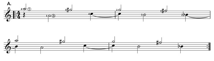 odairs classical guitar finger exercise