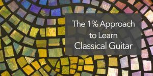 one percent improvements classical guitar