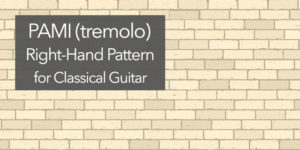 classical guitar tremolo