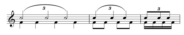 3 against 4 polyrhythm