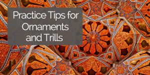 trills mordents grace notes ornaments on classical guitar