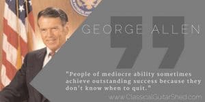 george allen guitar quote