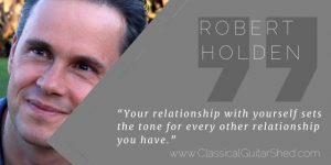 Robert Holden guitar relationship