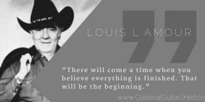 louis l'amour guitar quote