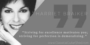 Harriet Braiker guitar quote