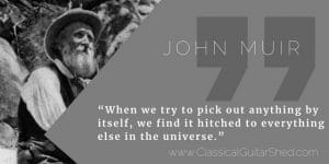John Muir guitar practice