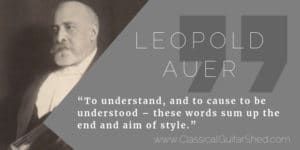 Leopold Auer practice