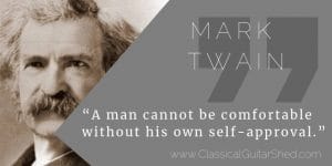 Mark TWain Guitar Practice