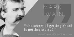 mark twain guitar practice
