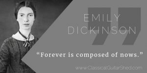 Emily Dickinson guitar practice