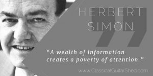 Herbert Simon priority guitar schedule