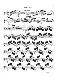 Regondi Advanced Guitar Sheet Music
