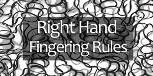 right hand fingerings guitar