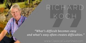 Richard Koch Difficulty Practice Guitar