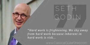 Seth Godin hard work guitar
