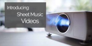 sheet music videos with tabs chords