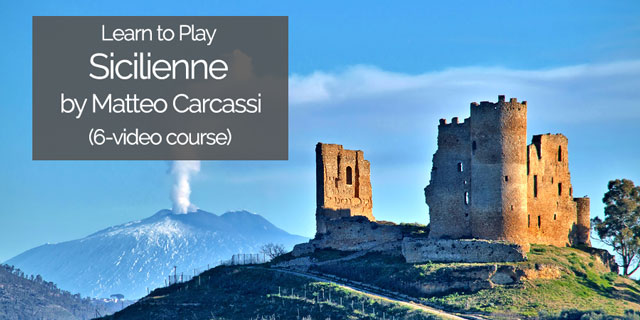 Featured image for “Learn to Play Carcassi’s “Sicilienne” (Short Guitar Course)”