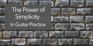 classical guitar simplicity practice