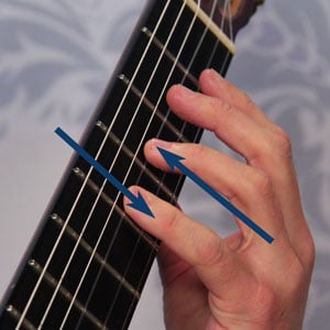 easier slurs classical guitar technique